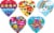 Elmer Chocolate Assorted Social Media Heart Shaped Valentine Candy Box Perspective: front