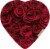 Elmer Chocolates® in Rose Bouquet Heart Shaped Valentine Candy Gift Box Perspective: front