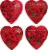 Elmer Chocolate Assorted Rose Heart Shaped Valentine Candy Gift Box Perspective: front