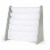 Humble Crew Insprire Kids Bookshelf 4 Tier Book Organizer - Gray Perspective: front