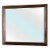 Riverside Furniture Riata Mirror in Warm Walnut Perspective: front