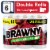 Brawny® Tear-A-Square® Strong Paper Towels 3 Sheet Size Double Rolls Perspective: front