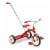 Radio Flyer 34TX Classic Steel Framed Tricycle with 3 Position Push Handle, Red Perspective: front