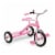Radio Flyer 34GX Kids Classic Steel Framed Tricycle with Handlebar Bell, Pink Perspective: front