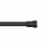 Kenney Rogers Deco Tension Curtain Rod - Black Perspective: front