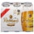 Radeberger Pilsner Beer Cans Perspective: front