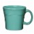 Fiesta Tapered Mug 15 Oz Turquoise Perspective: front