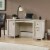Sauder Edge Water Chalked Chestnut Computer Desk Perspective: front