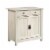 Sauder Edge Water Engineered Wood 2-Door Chest in Chalked Chestnut Perspective: front