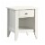 Sauder Shoal Creek Nightstand - Soft White Perspective: front