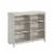 Sauder Dover Edge™ Cubby Storage Bookcase in Glacier Oak Perspective: front