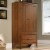 Sauder Carson Forge Armoire in Washington Cherry Perspective: front