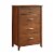 Sauder Carson Forge Engineered Wood 4-Drawer Bedroom Chest in Washington Cherry Perspective: front