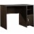Sauder Beginnings Desk in Cinnamon Cherry Perspective: front