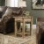 Sauder Boone Mountain End Table in Craftsman Oak Perspective: front
