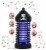 BugSoldier Mosquito Killer Electronic Trap Insect Bug Zapper Repel 8.25 , Black Perspective: front