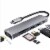 Renewgoo USB-C Hub 6-in-1 Multiport 4K HDTV USB 3.0 Type-C Charging Plug PC Mac Perspective: front