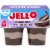 Jell-O Chocolate Vanilla Swirls Sugar Free Pudding Cups Snack Perspective: front