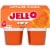 Jell-O Original Orange Jello Cups Gelatin Snack Perspective: front