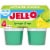 Jell-O Lemon-Lime Sugar Free Jello Cups Gelatin Snack Perspective: front