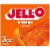 Jell-O Orange Artificially Flavored Gelatin Dessert Mix, Box Perspective: front