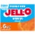 Jell-O Zero Sugar Orange Flavor Gelatin Perspective: front