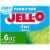 Jell-O Lime Zero Sugar Low Calorie Gelatin Dessert Mix, Family Size, Box Perspective: front