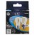 GE LED 5-Watt (60-Watt) Soft White Ceiling Fan Clear Finish Light Bulb Perspective: front
