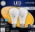 GE 15-Watt (100-Watt) A21 LED Light Bulbs Perspective: front