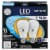 GE 10-Watt (60-Watt) A19 LED Light Bulbs Perspective: front