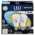 GE 10-Watt (60-Watt) A19 LED Light Bulbs Perspective: front