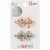 Scunci® Real Style Hair Clips Perspective: front