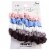 Scunci Planet-Friendly Recycled Cotton Scrunchies (Pink, Blue, White, Grey, Black), 5ct Perspective: front
