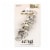 Scunci® Barrettes - White/Silver Perspective: front