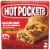 Hot Pockets Frozen Snack Drive Thru Menu Style Sliced Beef 'N Cheddar Frozen Sandwiches Perspective: front