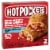 Hot Pockets Frozen Snack Four Meat & Four Cheese Pizza Garlic Buttery Crust Frozen Sandwiches Perspective: front
