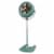 Vornado VFAN Sr. Vintage Pedestal Fan - Green Perspective: front