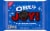 Oreo Winter Chocolate Sandwich Cookies Perspective: front