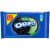 Oreo Mint Flavored Creme Chocolate Sandwich Cookies Family Size Perspective: front