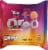 Oreo Trolls World Tour Pink Glitter Colored Creme Golden Sandwich Cookies Perspective: front