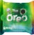 Oreo Trolls World Tour Green Glitter & Popping Candy Creme Chocolate Sandwich Cookies Perspective: front
