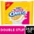 Oreo Double Stuf Golden Sandwich Cookies Party Size Perspective: front
