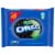 Oreo Mint Creme Chocolate Sandwich Cookies Party Size Perspective: front
