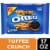 OREO Toffee Crunch Creme With Sugar Crystals Chocolate Sandwich Cookies Family Size Perspective: front