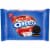 Oreo Hot Cocoa Creme Chocolate Sandwich Cookies Limited Edition Perspective: front