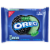 Oreo Mint Chocolate Sandwich Cookies Perspective: front