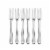 Towle Living Forged Olivia Salad Forks Perspective: front