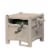 Suncast CPLPHH100D Hideaway 100' Resin Garden Hose Reel for 5/8 Hoses, Taupe Perspective: front