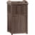 Suncast® Trashcan Hideaway Outdoor Garbage Waste Bin - Brown Perspective: front