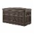 Suncast DBW7500 73 Gallon Outdoor Patio Storage Chest with Handles & Seat, Java Perspective: front